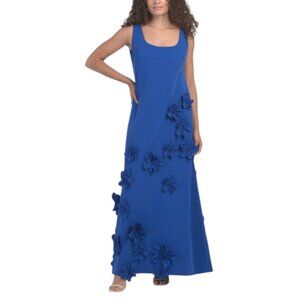 RENE BY RENE RUIZ Sleeveless Floral Applique Gown
